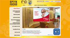 Desktop Screenshot of optyk-fuchs.pl